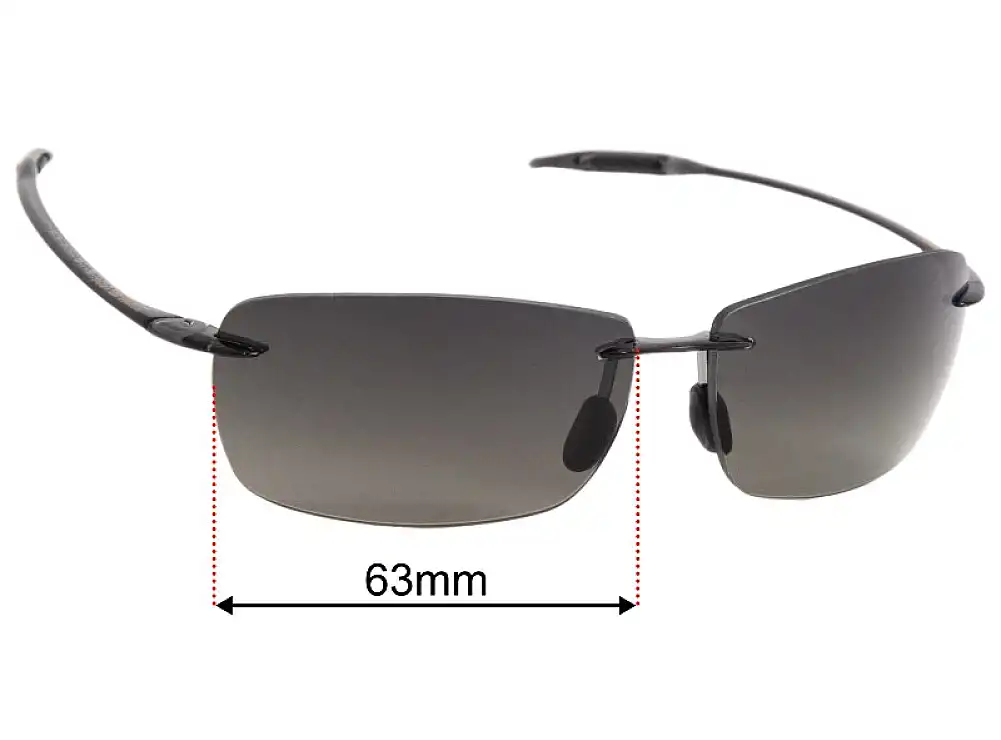 Maui Jim MJ0423S Lighthouse 63mm Replacement Lenses